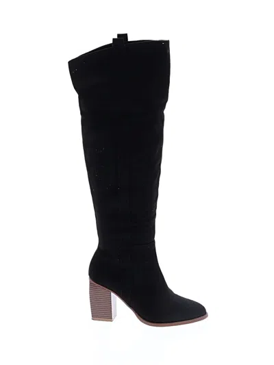 Pre-owned Unbranded Boots In Black