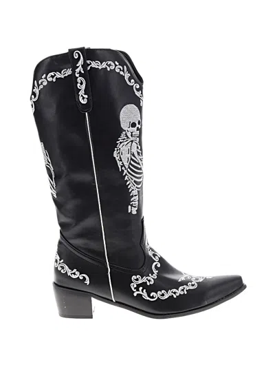 Pre-owned Unbranded Boots In Black