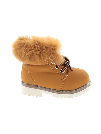 Pre-owned Unbranded Kids' Boots In Brown