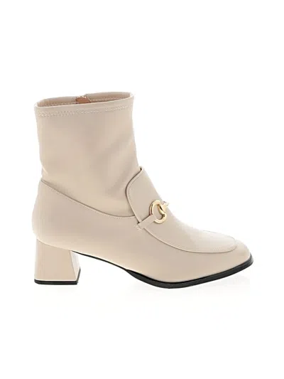 Pre-owned Unbranded Boots In Brown