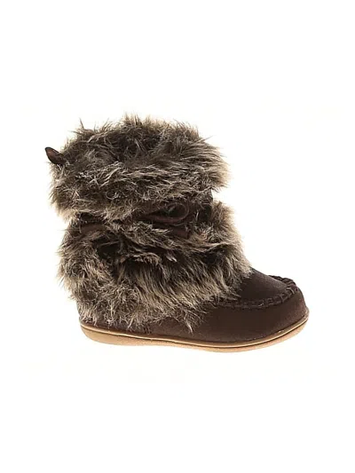 Pre-owned Unbranded Kids' Boots In Brown