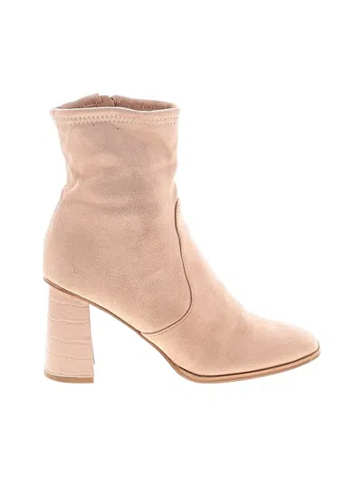 Pre-owned Unbranded Boots In Brown