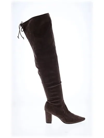 Pre-owned Unbranded Boots In Brown