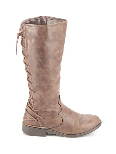 Pre-owned Unbranded Kids' Boots In Brown