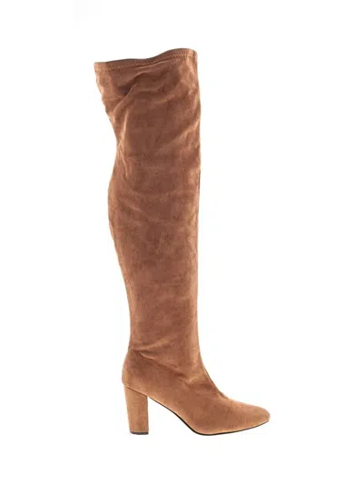 Pre-owned Unbranded Boots In Brown