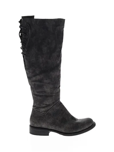 Pre-owned Unbranded Boots In Gray