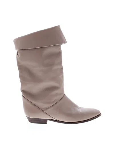 Pre-owned Unbranded Boots In Gray