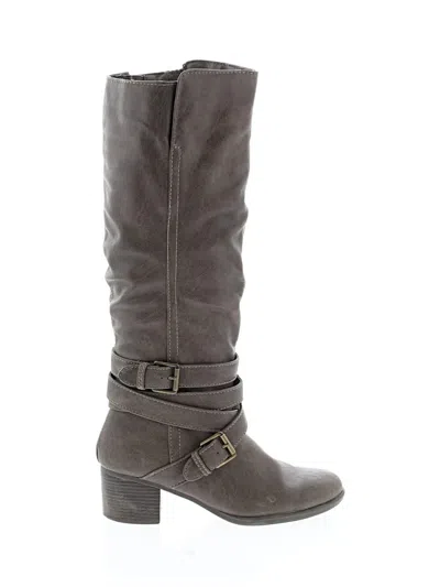 Pre-owned Unbranded Boots In Gray