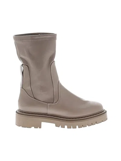 Pre-owned Unbranded Boots In Gray