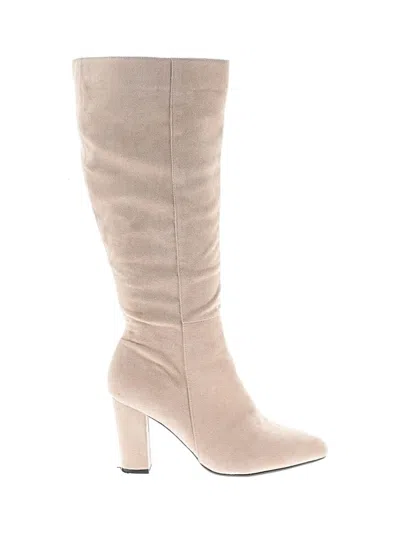 Pre-owned Unbranded Boots In Ivory