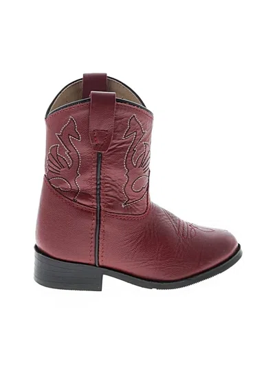 Pre-owned Unbranded Kids' Boots In Red