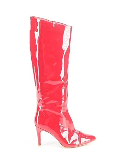 Pre-owned Unbranded Boots In Red