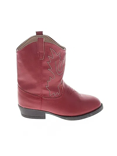 Pre-owned Unbranded Kids' Boots In Red
