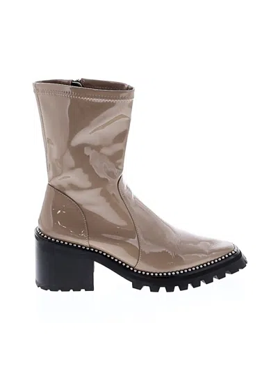 Pre-owned Unbranded Boots In Tan