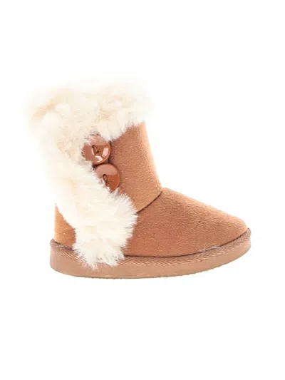 Pre-owned Unbranded Kids' Boots In Tan