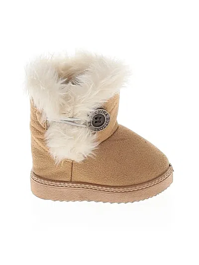Pre-owned Unbranded Kids' Boots In Tan