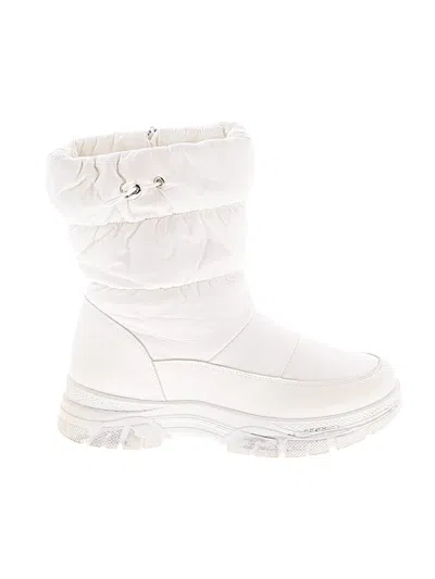 Pre-owned Unbranded Boots In White