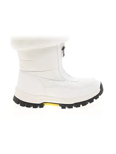 Pre-owned Unbranded Boots In White