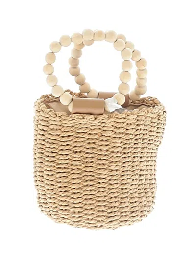 Pre-owned Unbranded Bucket Bag In Ivory