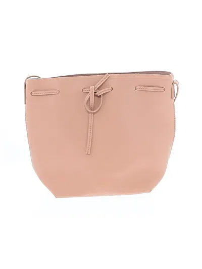 Pre-owned Unbranded Bucket Bag In Tan