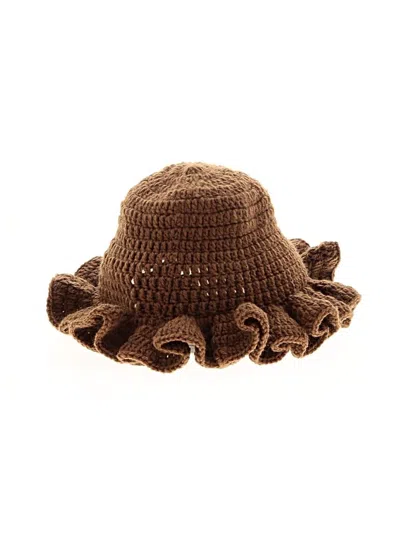 Pre-owned Unbranded Kids' Bucket Hat In Brown