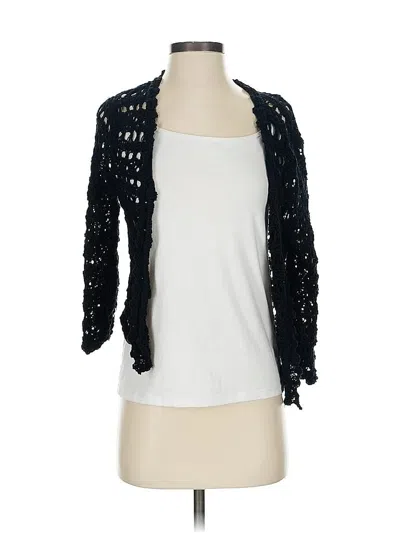 Pre-owned Unbranded Cardigan Sweater In Black