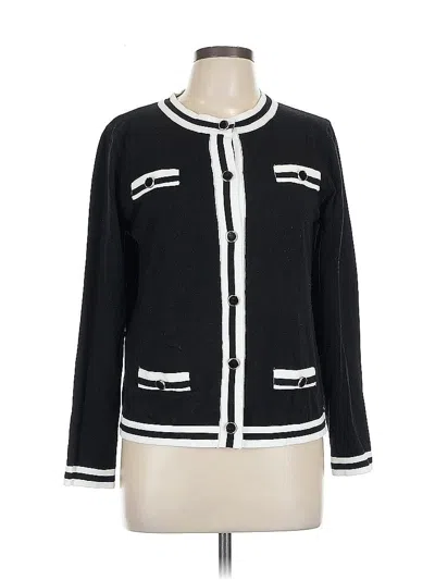 Pre-owned Unbranded Cardigan Sweater In Black