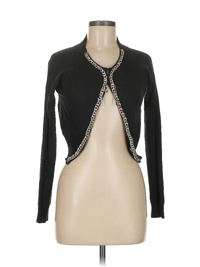 Pre-owned Unbranded Cardigan Sweater In Black