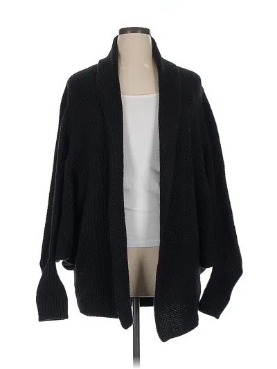 Pre-owned Unbranded Cardigan Sweater In Black