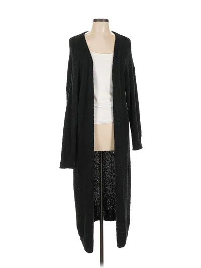 Pre-owned Unbranded Cardigan Sweater In Black