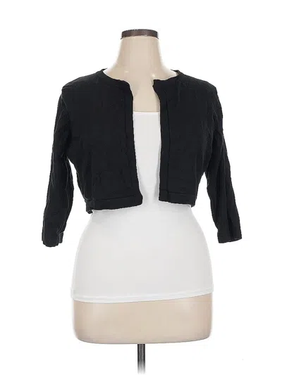 Pre-owned Unbranded Cardigan Sweater In Black