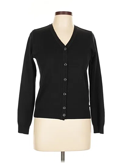 Pre-owned Unbranded Cardigan Sweater In Black
