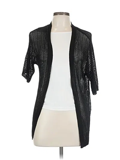 Pre-owned Unbranded Cardigan Sweater In Black
