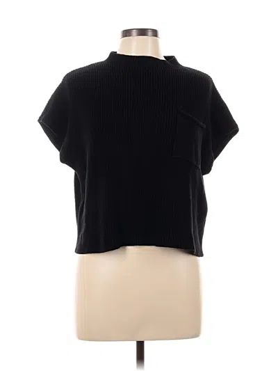 Pre-owned Unbranded Cardigan Sweater In Black