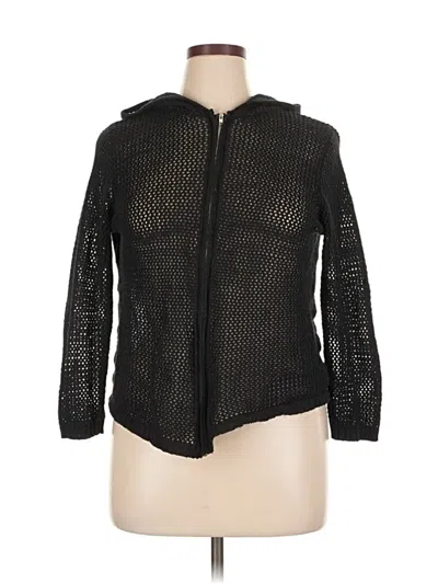 Pre-owned Unbranded Cardigan Sweater In Black