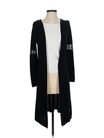 Pre-owned Unbranded Cardigan Sweater In Black
