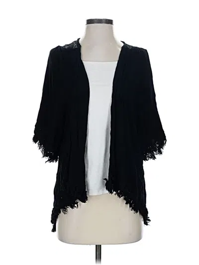 Pre-owned Unbranded Cardigan Sweater In Black