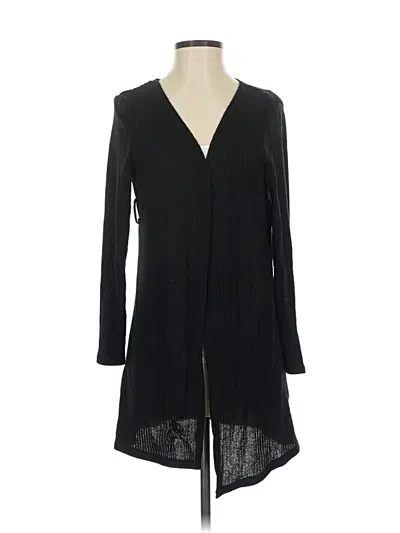 Pre-owned Unbranded Cardigan Sweater In Black
