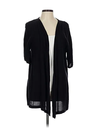 Pre-owned Unbranded Cardigan Sweater In Black