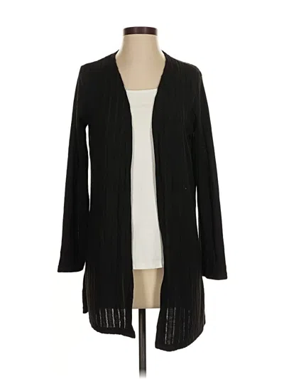 Pre-owned Unbranded Cardigan Sweater In Black