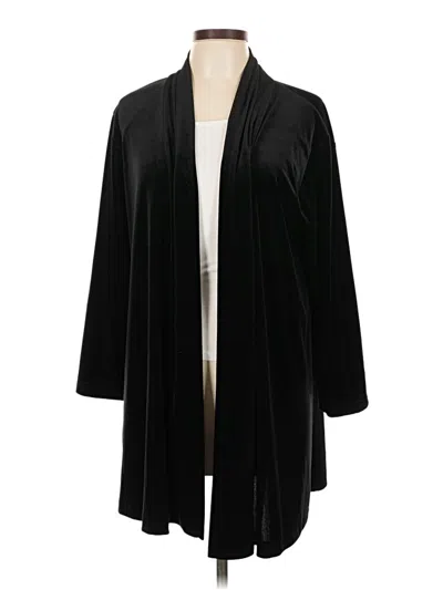 Pre-owned Unbranded Cardigan Sweater In Black