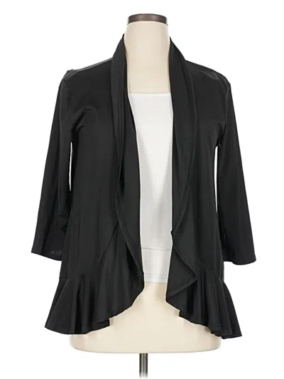 Pre-owned Unbranded Cardigan Sweater In Black