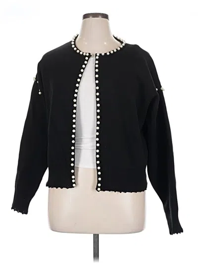 Unbranded Cardigan Sweater In Black