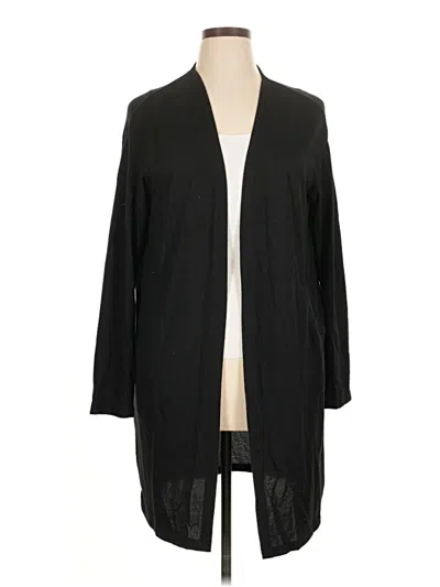Pre-owned Unbranded Cardigan Sweater In Black