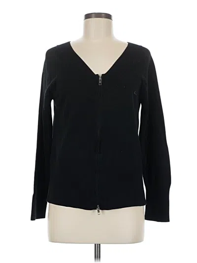 Pre-owned Unbranded Cardigan Sweater In Black