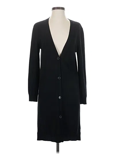Pre-owned Unbranded Cardigan Sweater In Black