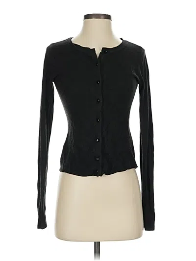 Pre-owned Unbranded Cardigan Sweater In Black