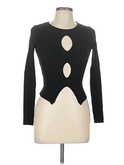 Pre-owned Unbranded Cardigan Sweater In Black