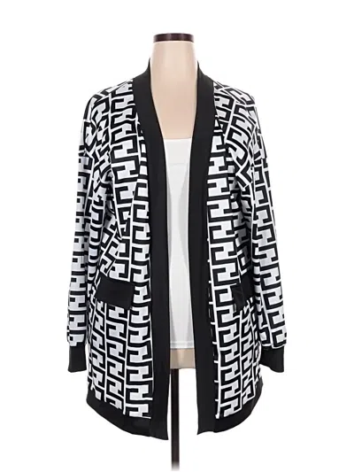 Pre-owned Unbranded Cardigan Sweater In Black