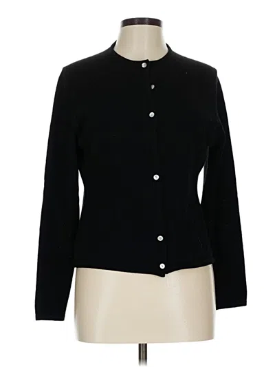 Pre-owned Unbranded Cardigan Sweater In Black